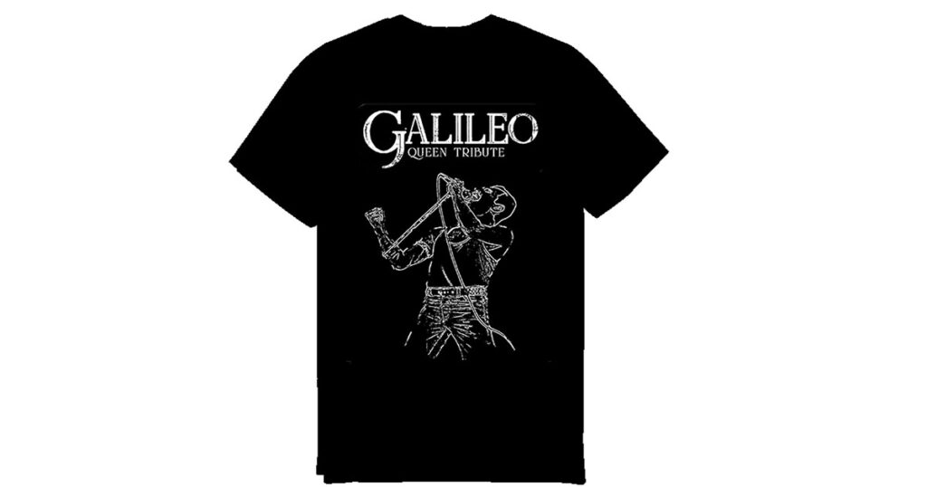 Le t-shirt di Galileo Queen Tribute!